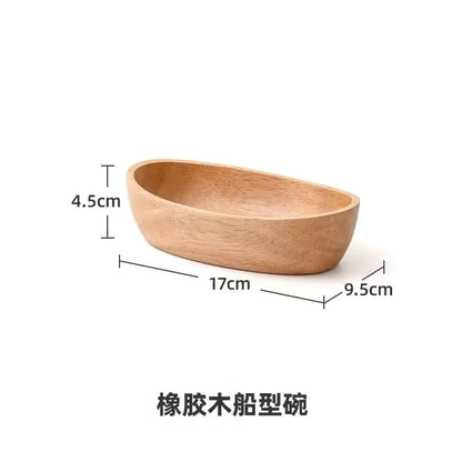 Satori Oak Wooden Square Bowl | Timeless Simplicity – by sophi