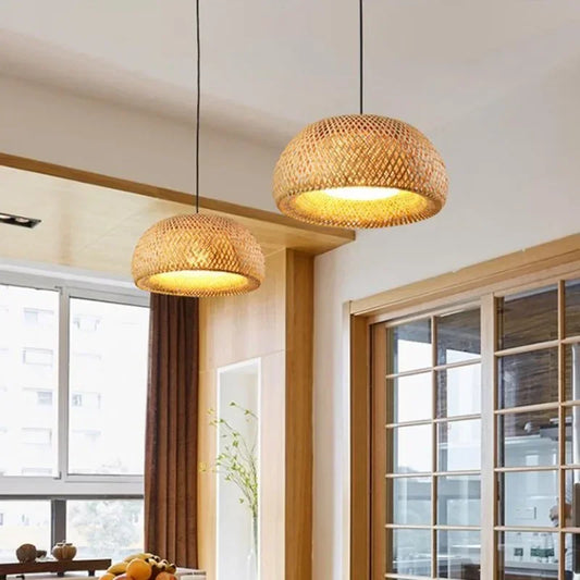 Satori Bamboo Pendant Light | Woven Glow – by sophi