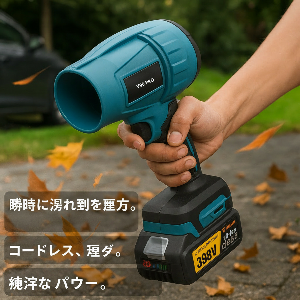 V90 PRO コードレスブロワー – コンパクト・軽量・超高性能